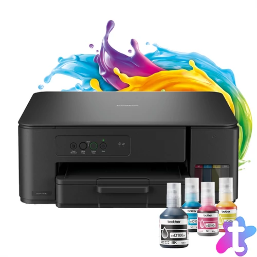 BROTHER Tintasugaras MFP NY/M/S DCP-T230W, színes, 16 lap/perc, USB, 6000x1200dpi,  manuál duplex, 64MB