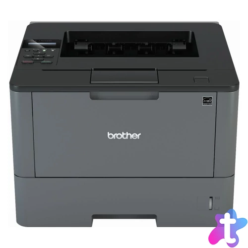 BROTHER Lézernyomtató HL-L5000D, A4, mono, 40 lap/perc, USB, duplex, 1200x1200dpi, 128MB