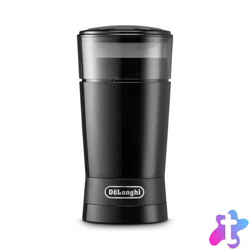 DELONGHI KG-200 kávédaráló, tető lenyomásával kapcsol be, multifunkciós örlő, 90 gramm, max. 12 csészéhez