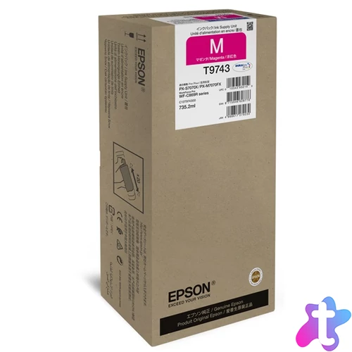 EPSON Tintapatron WorkForce Pro WF-C869R Magenta XXL Ink Supply Unit
