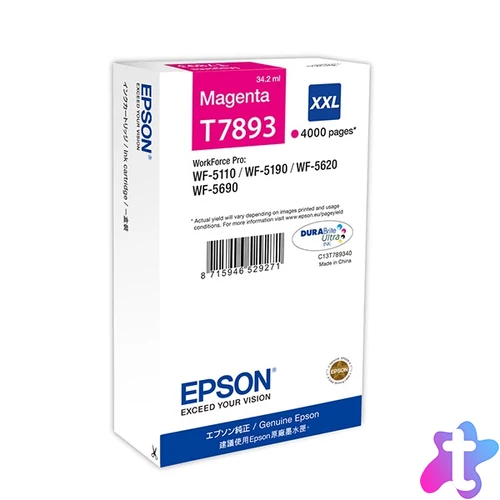 EPSON Tintapatron Ink Cartridge XXL Magenta