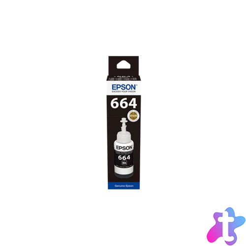 EPSON Tintapatron T6641 Black ink bottle 70ml