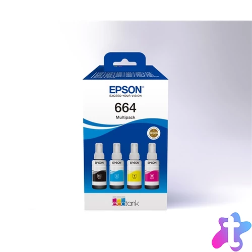 EPSON Tintapatron szett 664 EcoTank 4-colour multipack (BCMY)