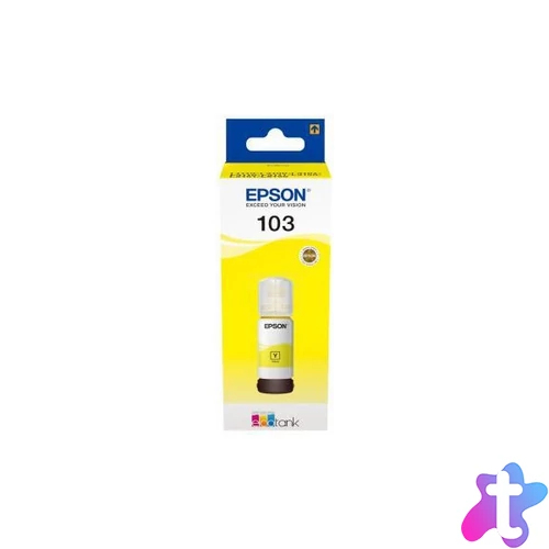 EPSON Tintapatron 103 EcoTank Yellow ink bottle