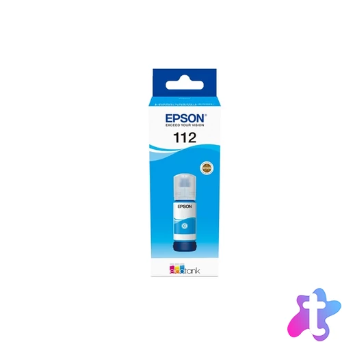 EPSON Tintapatron 112 EcoTank Pigment Cyan ink bottle
