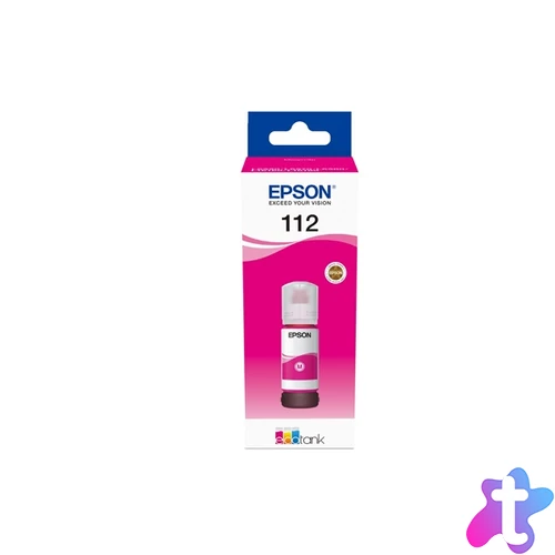 EPSON Tintapatron 112 EcoTank Pigment Magenta ink bottle
