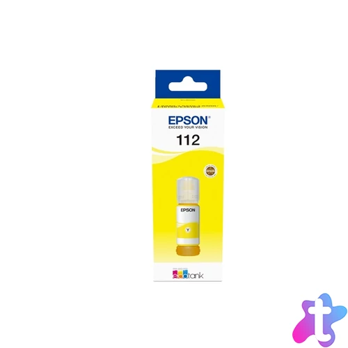 EPSON Tintapatron 112 EcoTank Pigment Yellow ink bottle