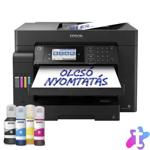 EPSON Tintasugaras nyomtató - EcoTank L15160 (A3+, MFP, színes, 4800x2400 DPI, 32 lap/perc, USB/LAN/Wifi)