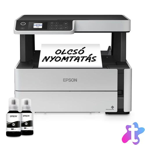 EPSON Tintasugaras nyomtató - EcoTank M2170 (A4, MFP, 1200x2400 DPI, 39 lap/perc, USB/LAN/Wifi)