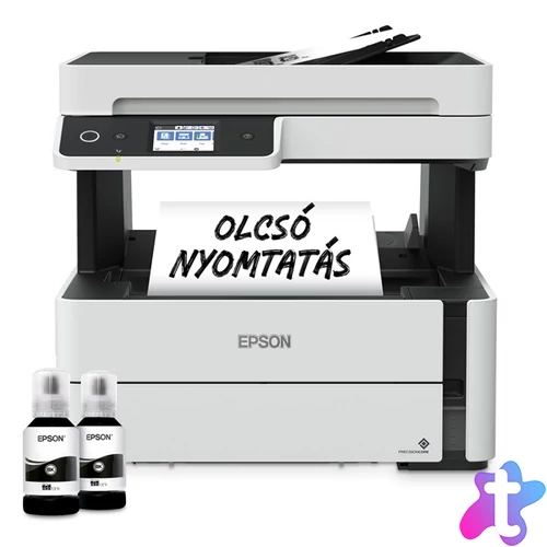 EPSON Tintasugaras nyomtató - EcoTank M3170 (A4, MFP, 1200x2400 DPI, 39 lap/perc, ADF, USB/LAN/Wifi)