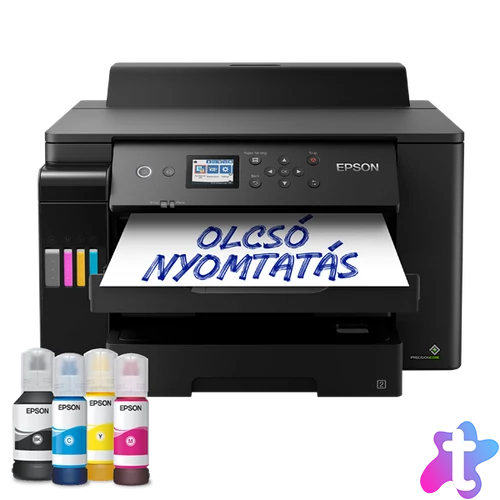 EPSON Tintasugaras nyomtató - EcoTank L11160 (A3+, színes, 4800x1200 DPI, 32 lap/perc, USB/LAN/Wifi)