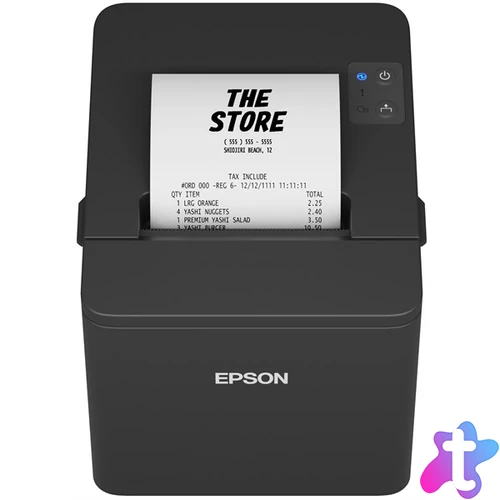 EPSON Blokknyomtató - TM-T20IV (101) (250mm/s, 203 DPI, 80mm, USB/RS-232, Fekete)