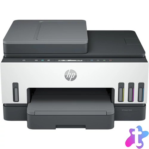 HP Tintasugaras MFP NY/M/S Smart Tank 750 tintatartályos multifunkciós nyomtató, USB/Wlan A4 15lap/perc(ISO), Duplex,ADF