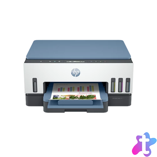 HP Tintasugaras MFP NY/M/S  Smart Tank 725 tintatartályos multifunkciós nyomtató, USB/Wlan A4 15lap/perc(ISO)