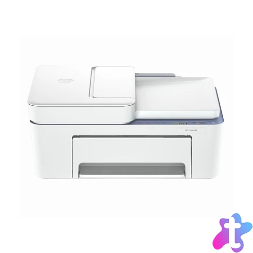 HP Tintasugaras MFP NY/M/S Deskjet Plus 4322 , USB/WiFi, A4 8.5lap/perc, 4800x1200, Síkágyas, ADF, Fehér/Indigókék