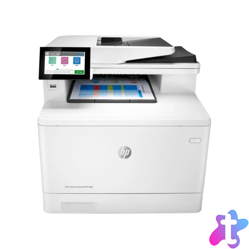 HP Lézer MFP NY/M/S/F Laserjet Enterprise color MFP M480f, színes, 2GB, USB/Háló, A4 27lap/perc FF, 600x600, DSDF