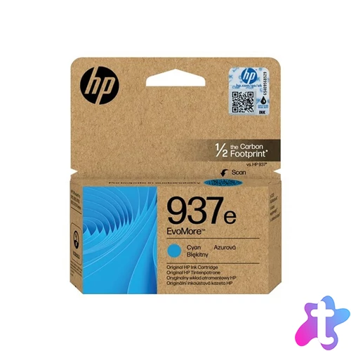 HP Patron 4S6W6NE (HP No937e) Officejet, ciánkék, 1650/oldal Evomore