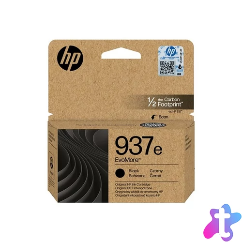 HP Patron 4S6W9NE (HP No937e) Officejet, fekete 2500/oldal Evomore