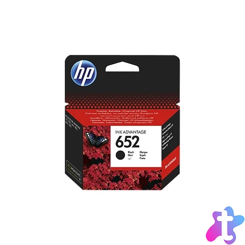 HP Patron No 652 fekete tintapatron Ink Advantage