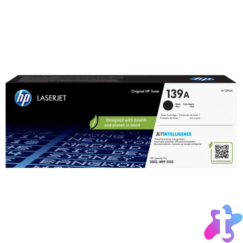 HP Toner (139A) W1390A fekete 1500/oldal LJ3002/3102