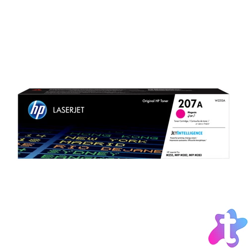 HP Toner (207A) W2213A bíborvörös 1250/oldal M255/M282/M283