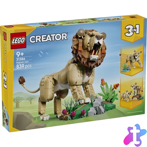 LEGO® Creator Vadállatok: Fenséges oroszlán 31386