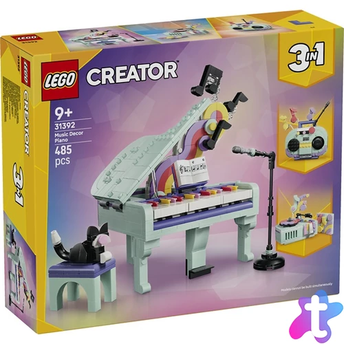 LEGO® Creator Zenés dekoráció cicával 31392