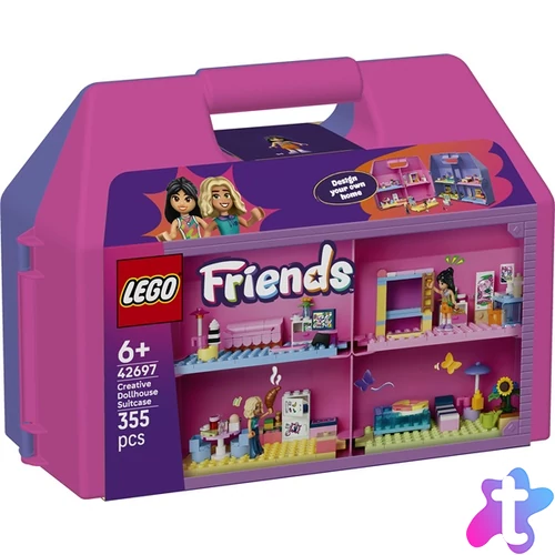 LEGO® Friends Kreatív, bőröndalakú babaház 42697