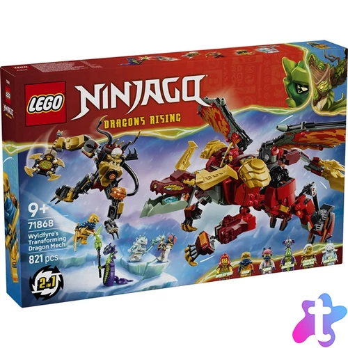LEGO® NINJAGO® Wyldfyre átalakuló sárkányrobotja 71868