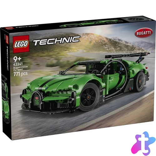 LEGO® Technic Zöld Bugatti Chiron Pur Sport hiperautó 42241