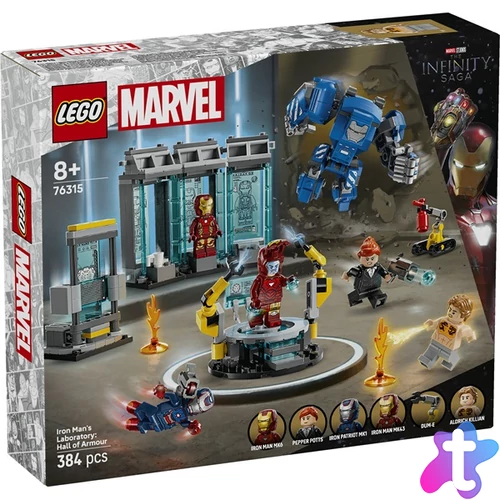 LEGO® | Marvel A Vasember laboratóriuma: páncélcsarnok minifigurákkal 76315