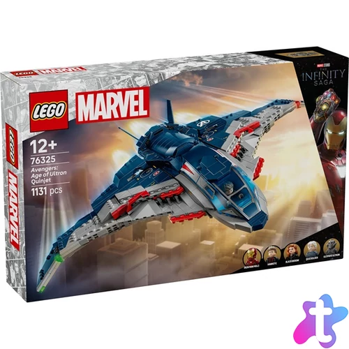 LEGO® | Marvel Bosszúállók: Ultron kora Quinjet, építőkészlet gyerekeknek 76325