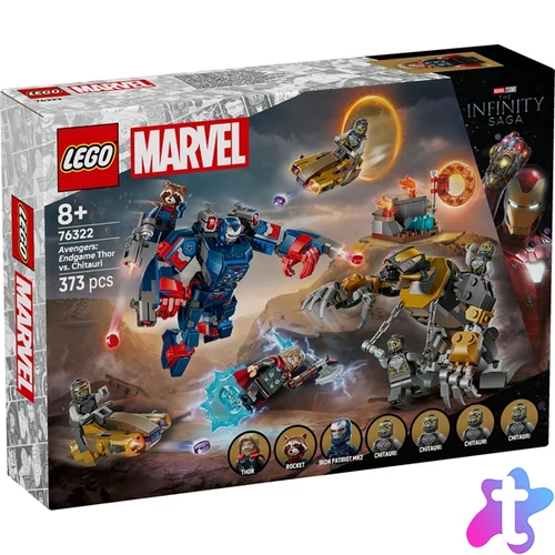 LEGO® | Marvel Bosszúállók: Végjáték Thor a chitauri harcosok ellen, szuperhősakciók 76322