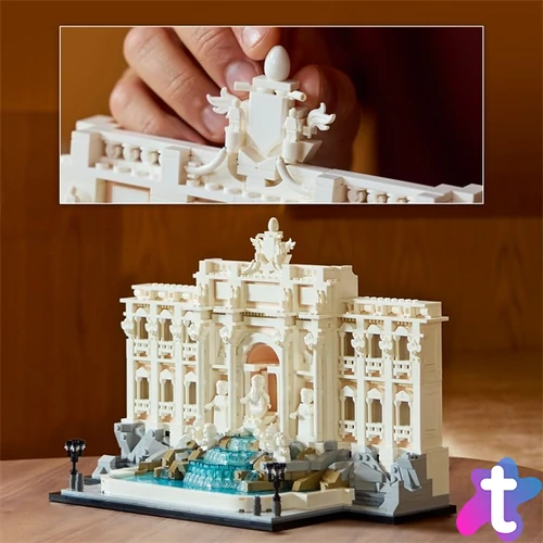 LEGO® Architecture Trevi-kút modell, Olaszország nevezetessége, római emlékmű 21062