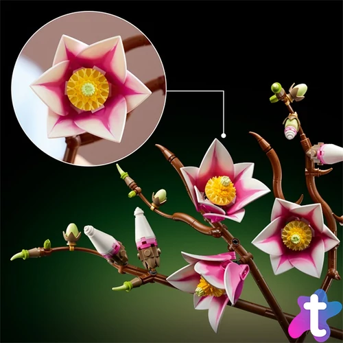 LEGO® Botanicals Magnóliaágak, virágdekoráció 11510
