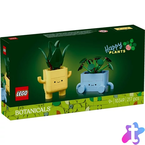 LEGO® Botanicals Mosolygós növények, polcdekoráció 10349