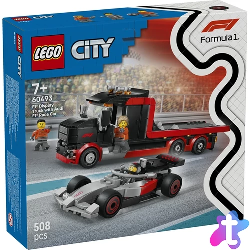 LEGO® City F1®-es kamion egy F1®-es Audi versenyautóval játék 60493