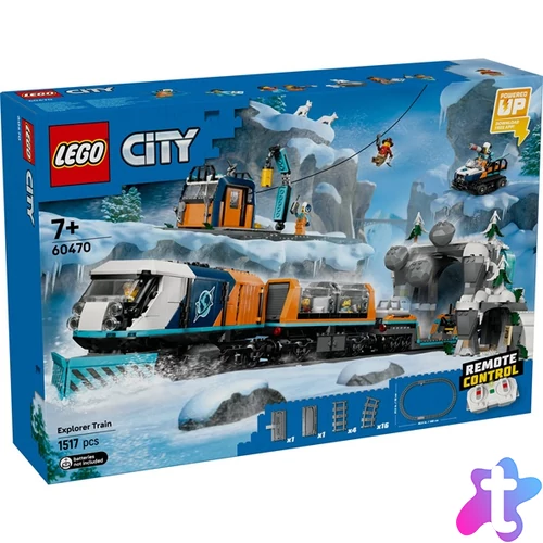 LEGO® City Felfedezők sarkvidéki expresszvonata, játék járműves szett 60470