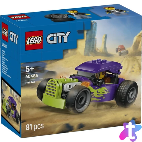 LEGO® City Hot Rod versenyautós építőjáték és minifigura 60485