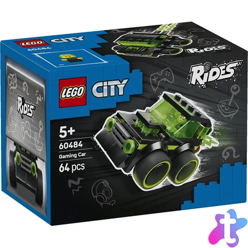 LEGO® City Járgányok – Gaming versenyautó játék – Modellautó-készlet 60484