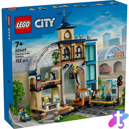 LEGO® City Központi pályaudvar, egy készlet az építőjátékok rajongóinak 60469
