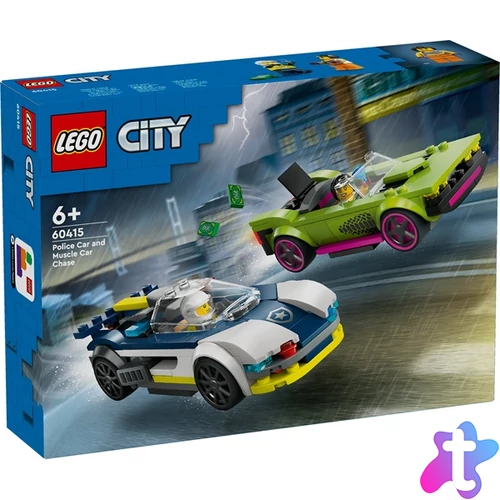 LEGO® City Rendőrautó és sportkocsi hajsza 60415