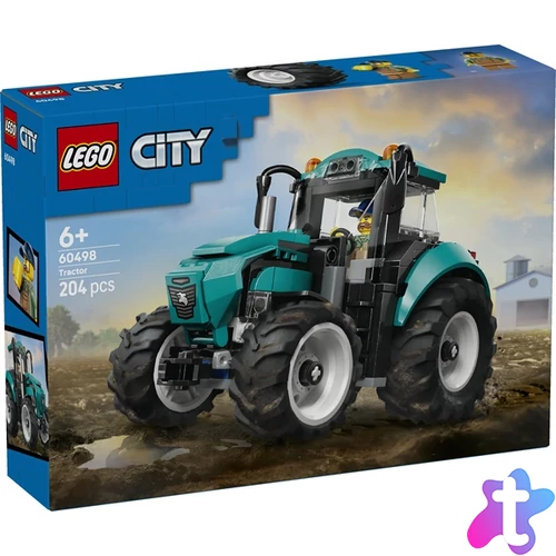 LEGO® City Traktor farmos játéképítő-készlet és minifigura 60498