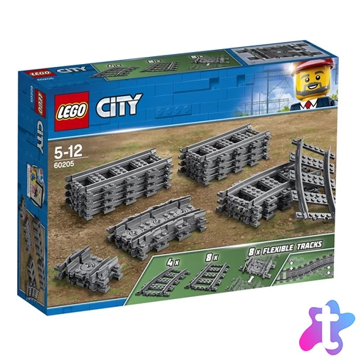 LEGO® City Vasút 60205 Játék gyermekek számára