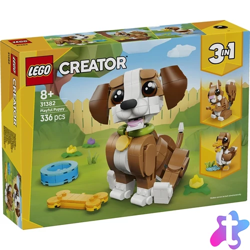 LEGO® Creator 3 az 1-ben Aranyos állatok: Játékos kiskutya 31382
