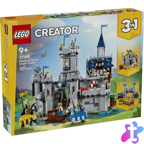 LEGO® Creator 3 az 1-ben Középkori lovagi vár, játékkészlet és építőjáték 31168