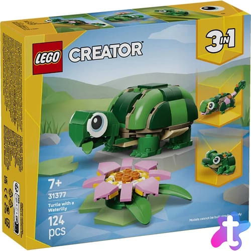 LEGO® Creator 3 az 1-ben Teknős egy vízililiom-virággal 31377