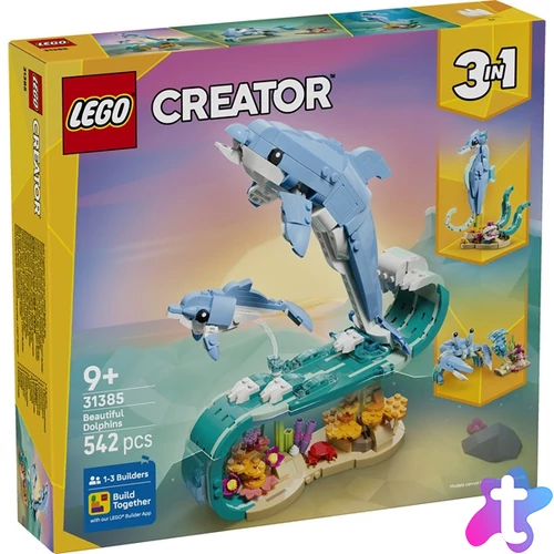 LEGO® Creator 3 az 1-ben Tengeri állatok: Csodálatos delfinek 31385
