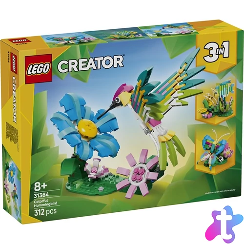 LEGO® Creator 3 az 1-ben Vadállatok: Színpompás kolibri, dekoráció 31384
