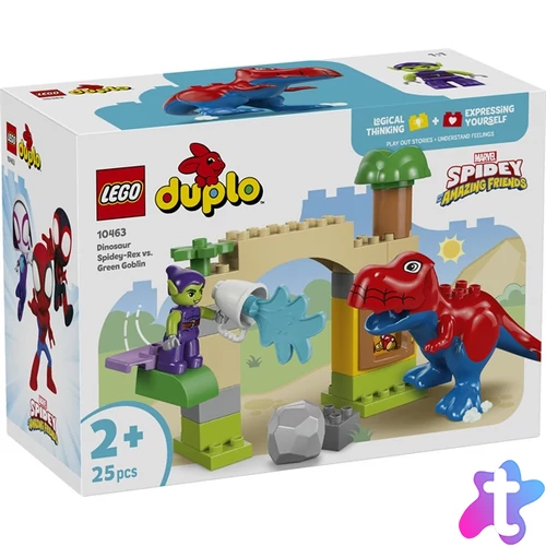 LEGO® DUPLO® Marvel Dinoszaurusz Spidey-Rex vs. Zöld Manó 10463